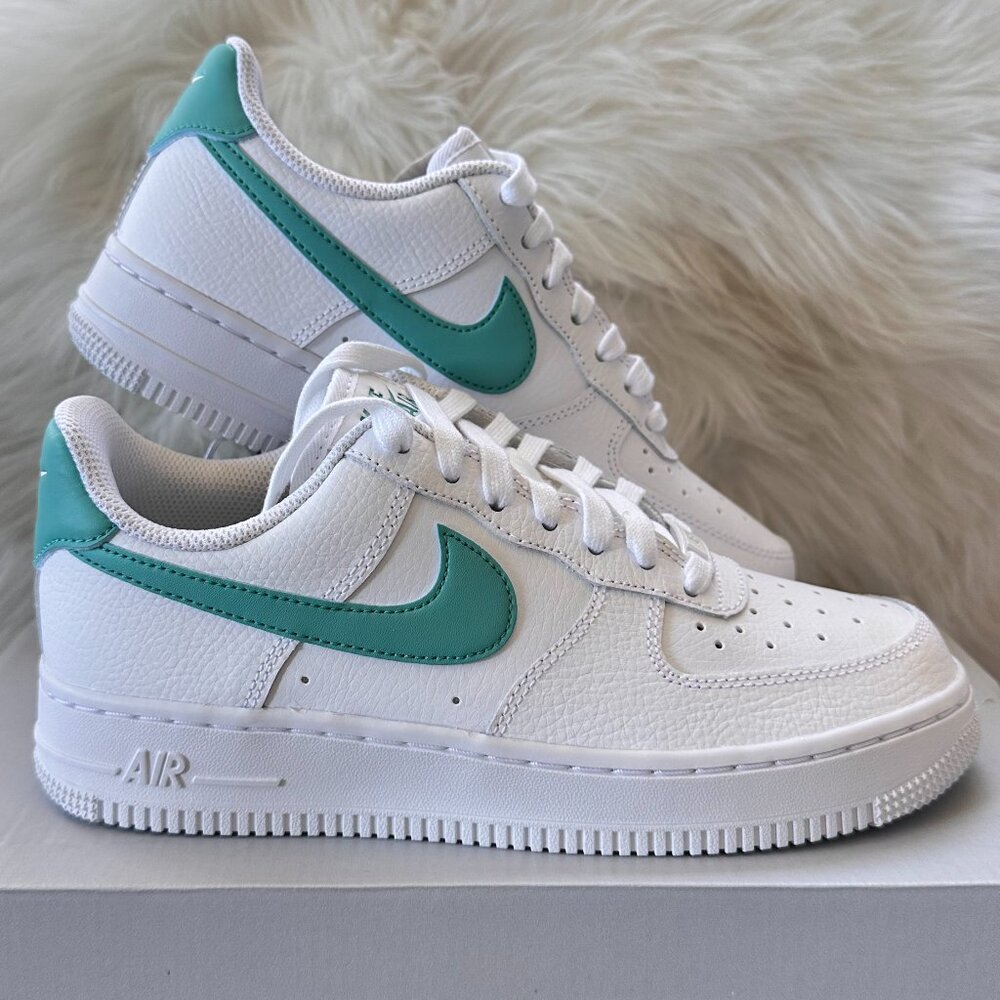 Nike Air Force 1 Low White Washed Teal DD8959-101 Women's Size 7